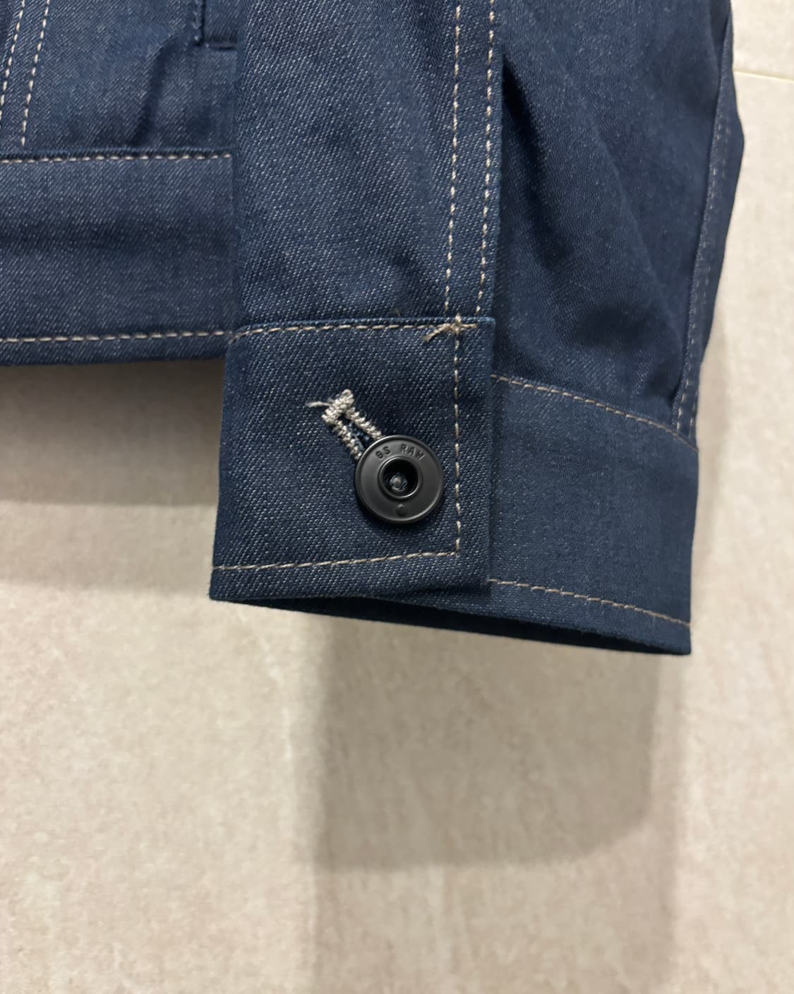 (M) 지스타 로우 ARC 3D 데님 트러커 자켓 상품이미지5