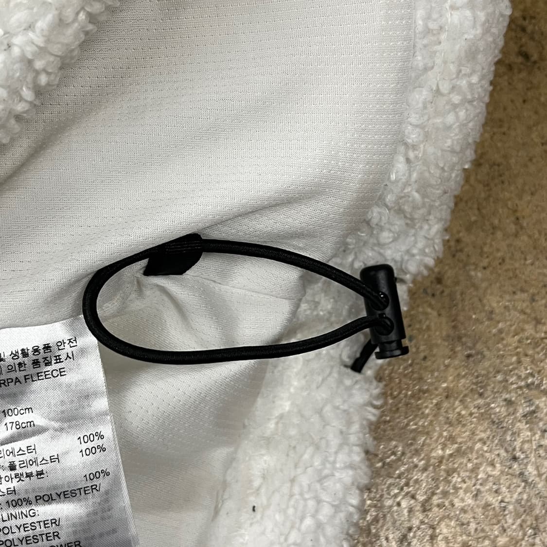 아디다스 화이트 후리스  상품이미지8