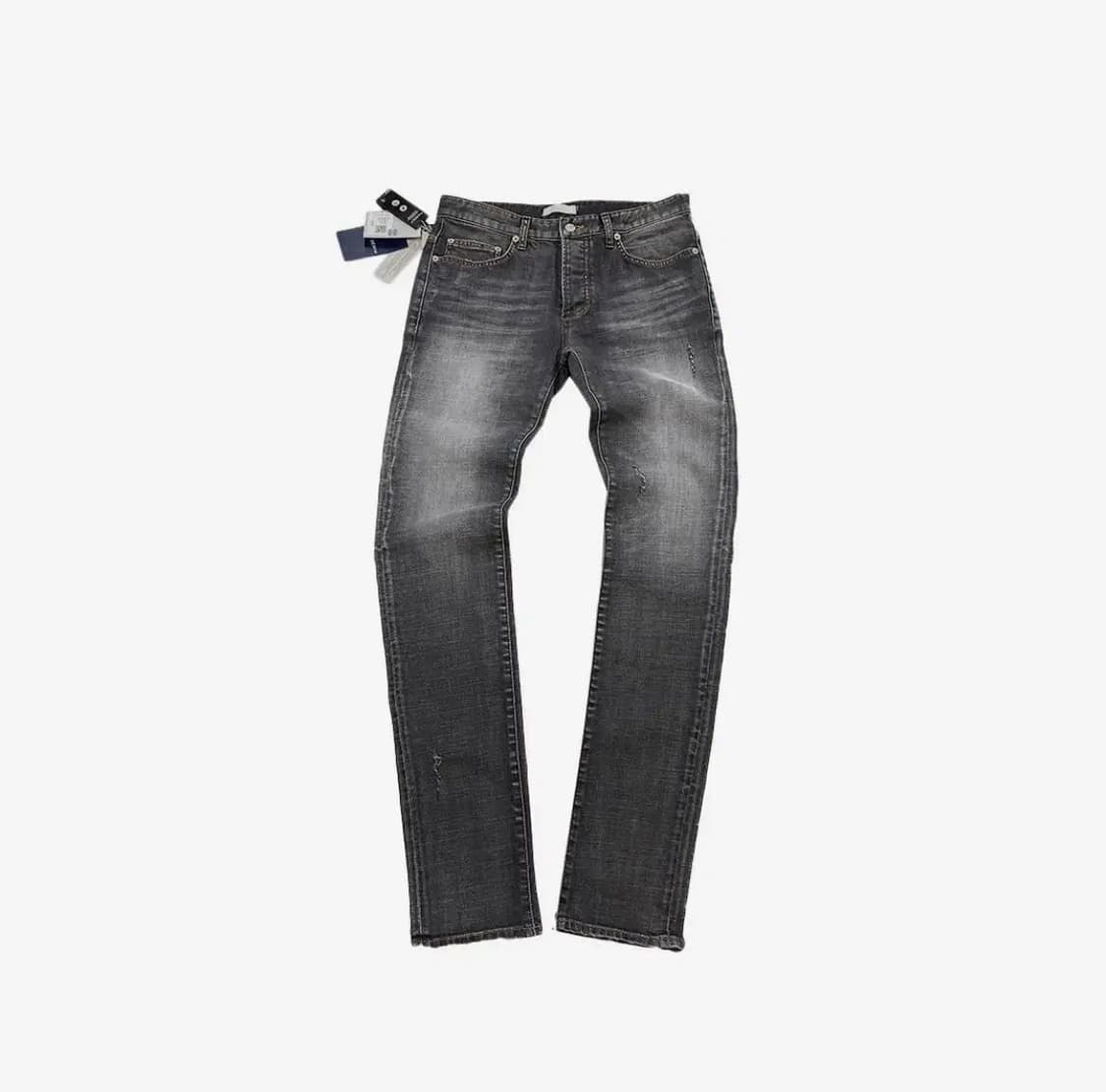 (새상품/2)언더마이카 리전03 슬림핏 워시드 진 워시드 그레이 상품이미지1