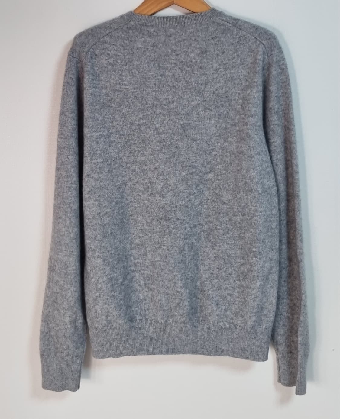 M ) 유니클로 그레이 캐시미어100% 니트  상품이미지2