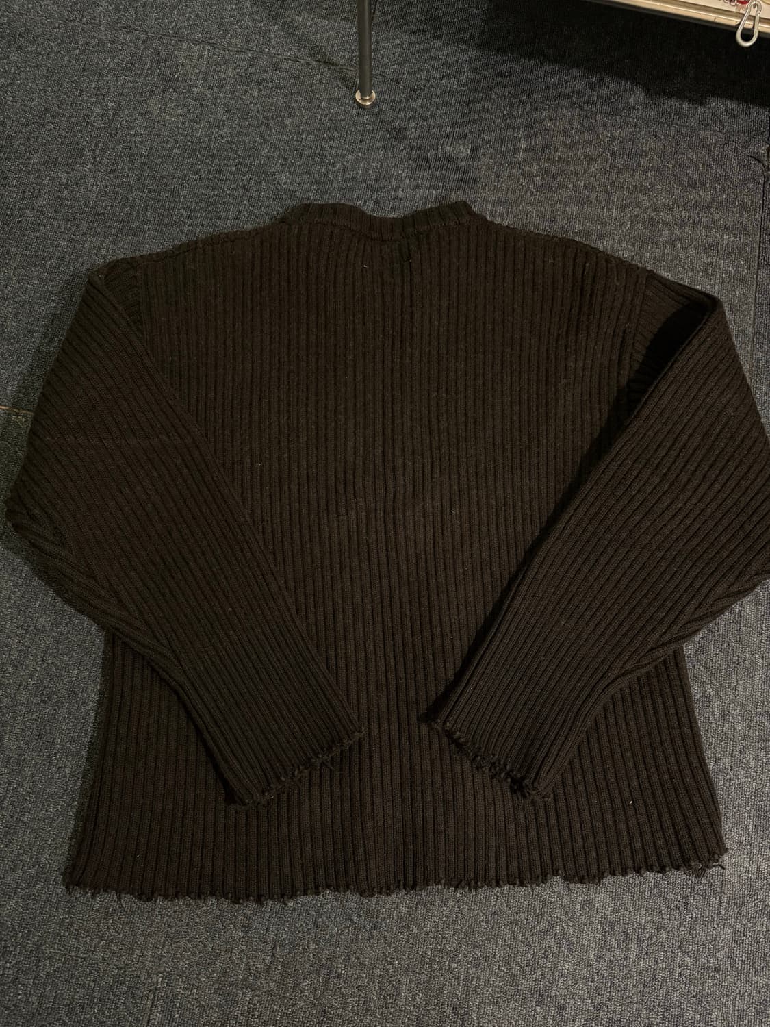 마르지엘라 Mm6 디스트로이드 니트 블랙 size : L 상품이미지4