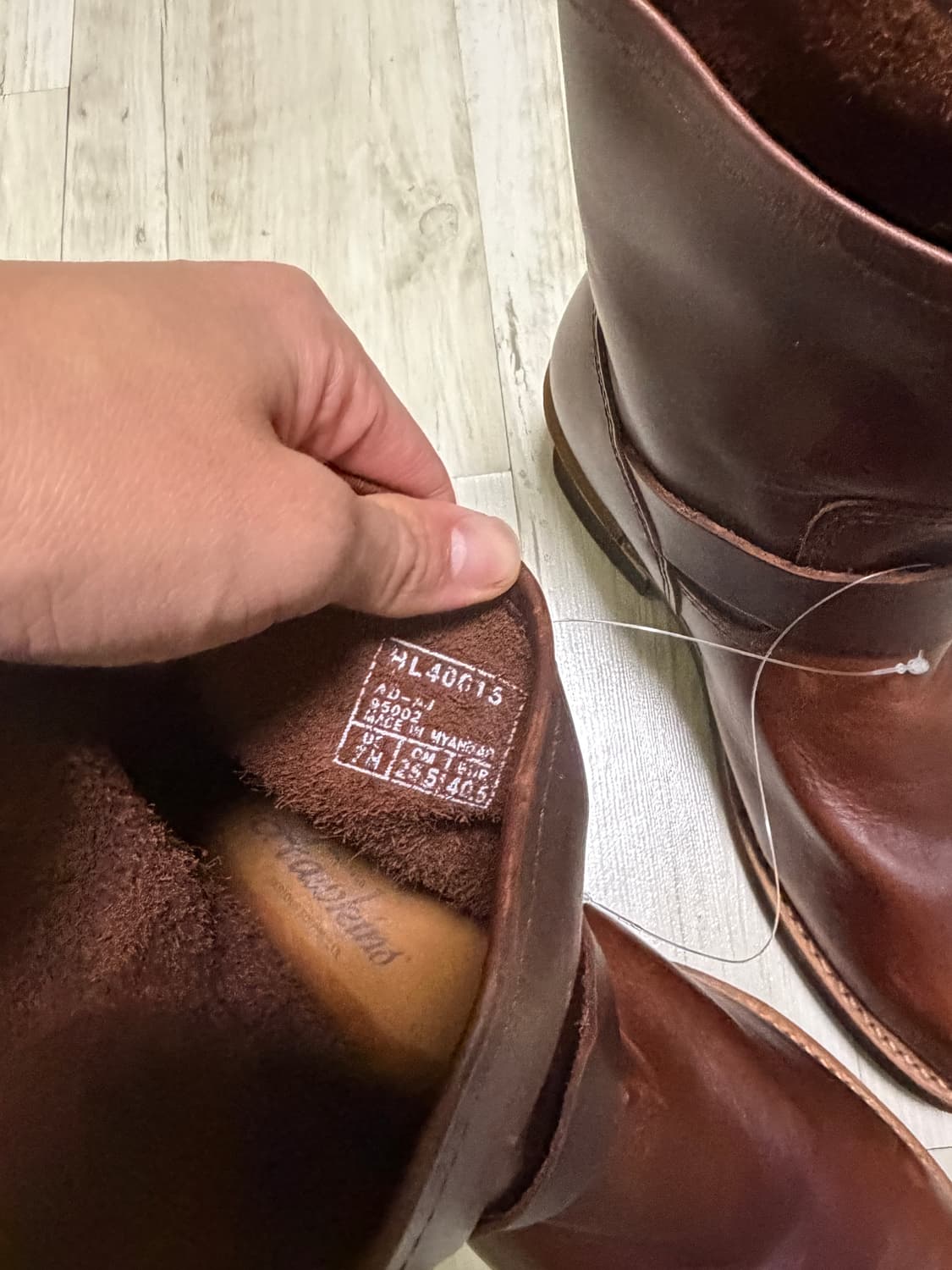 [255] 호킨스 엔지니어드 부츠 브라운 새상품 상품이미지5