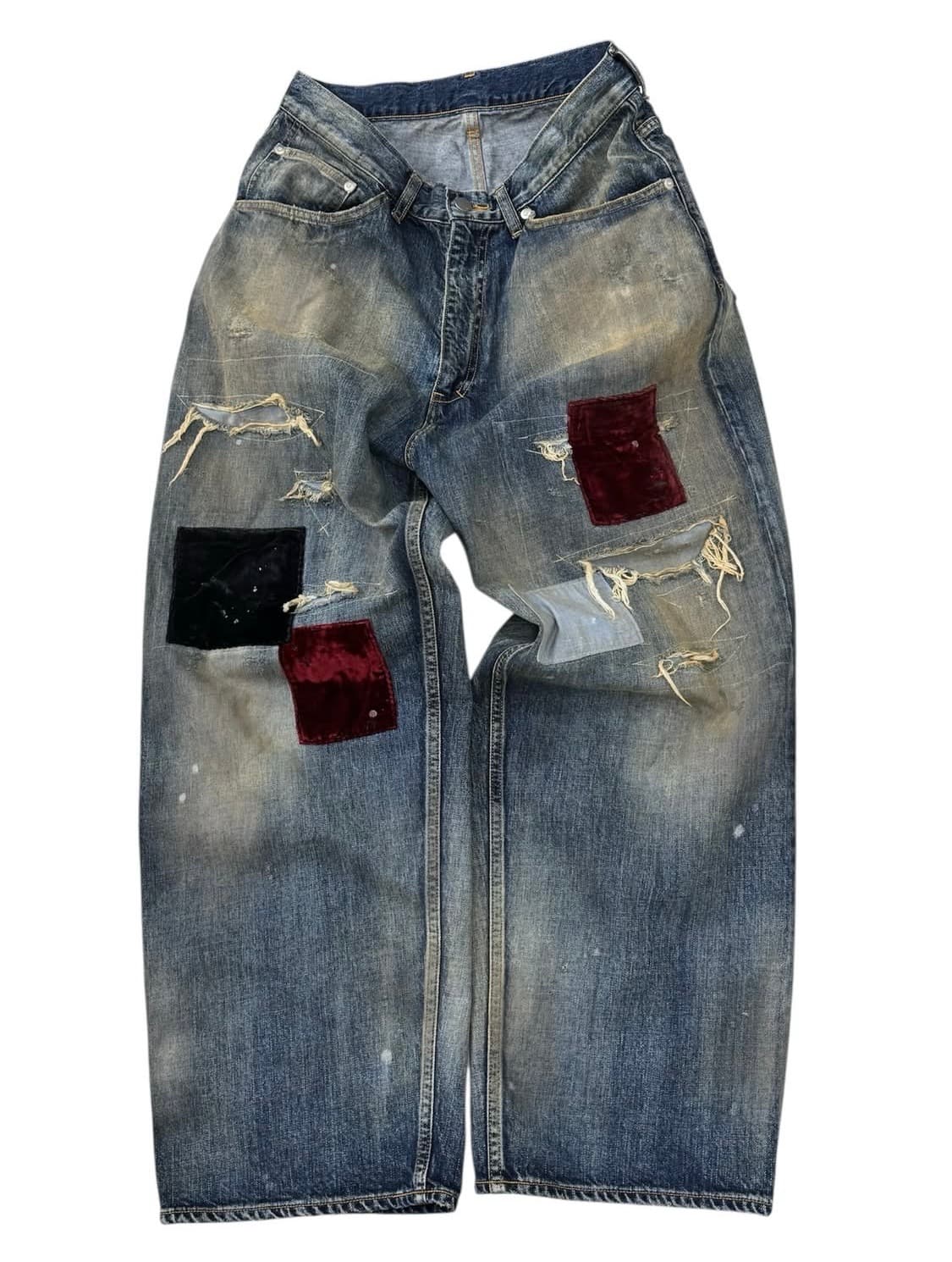 [새상품] 안셀름 넘버나인 오마주 스트레이트 데님 1 상품이미지1