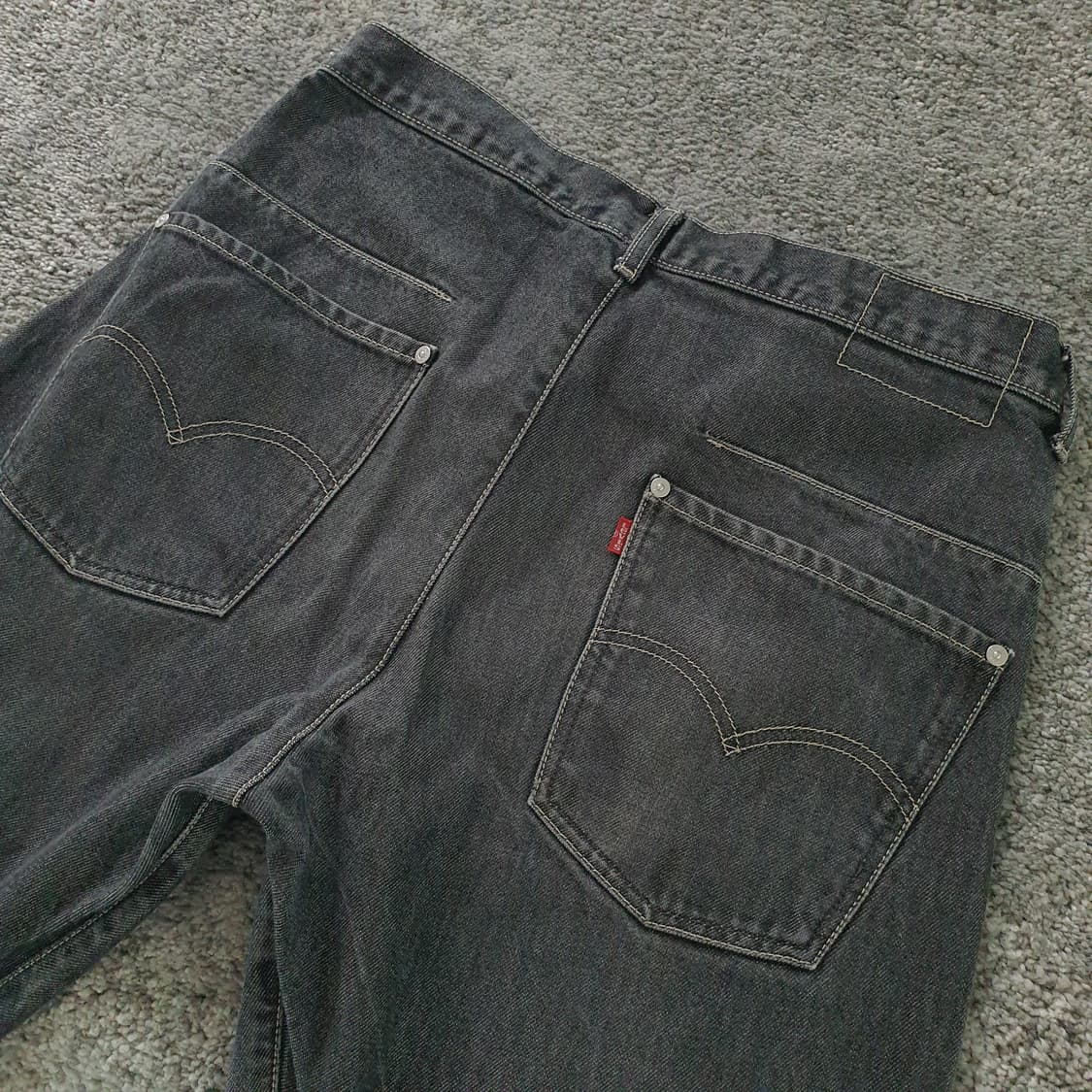 LEVI'S 엔지니어드 진 흑청 데님 팬츠 상품이미지7