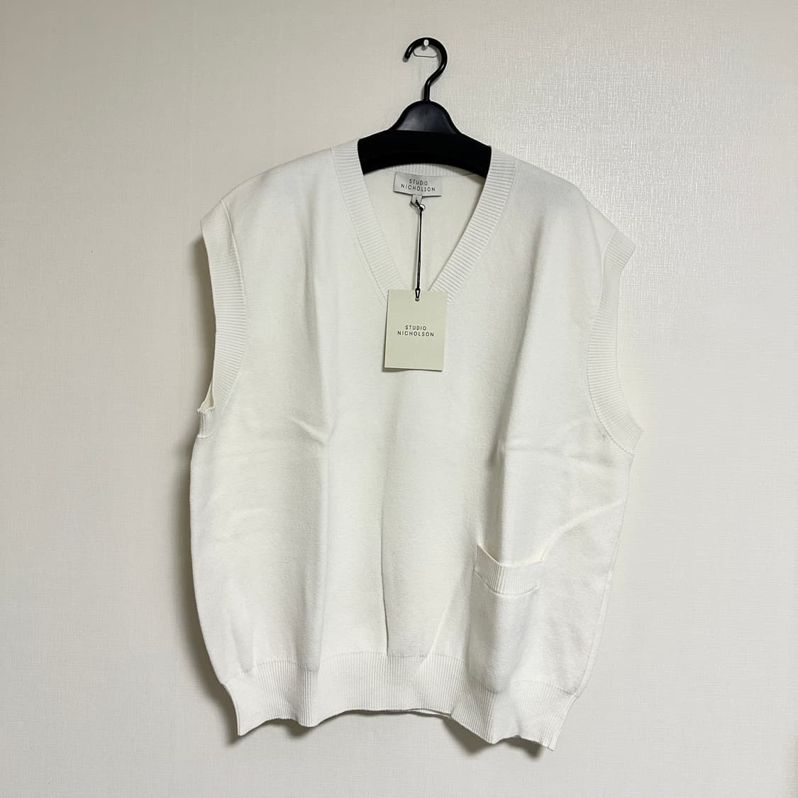 새상품 - 스튜디오니콜슨 니트 베스트 L 사이즈 상품이미지1