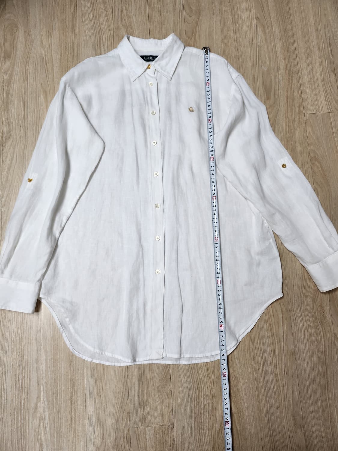 폴로 랄프로렌 린넨긴팔셔츠 (S 상품이미지4