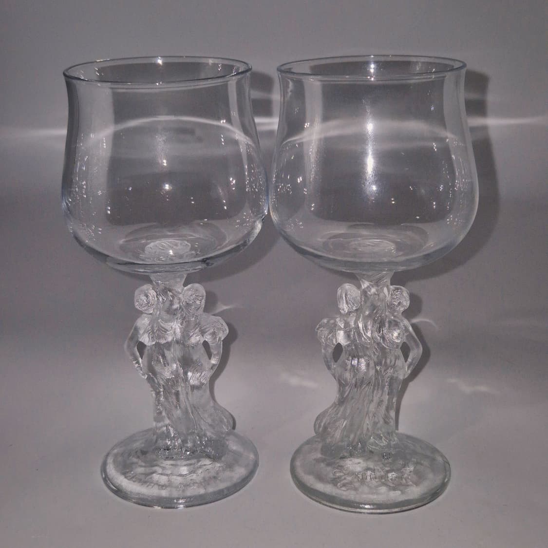 70s 닛카 위스키 트윈 세레나데 와인잔 1p 상품이미지6