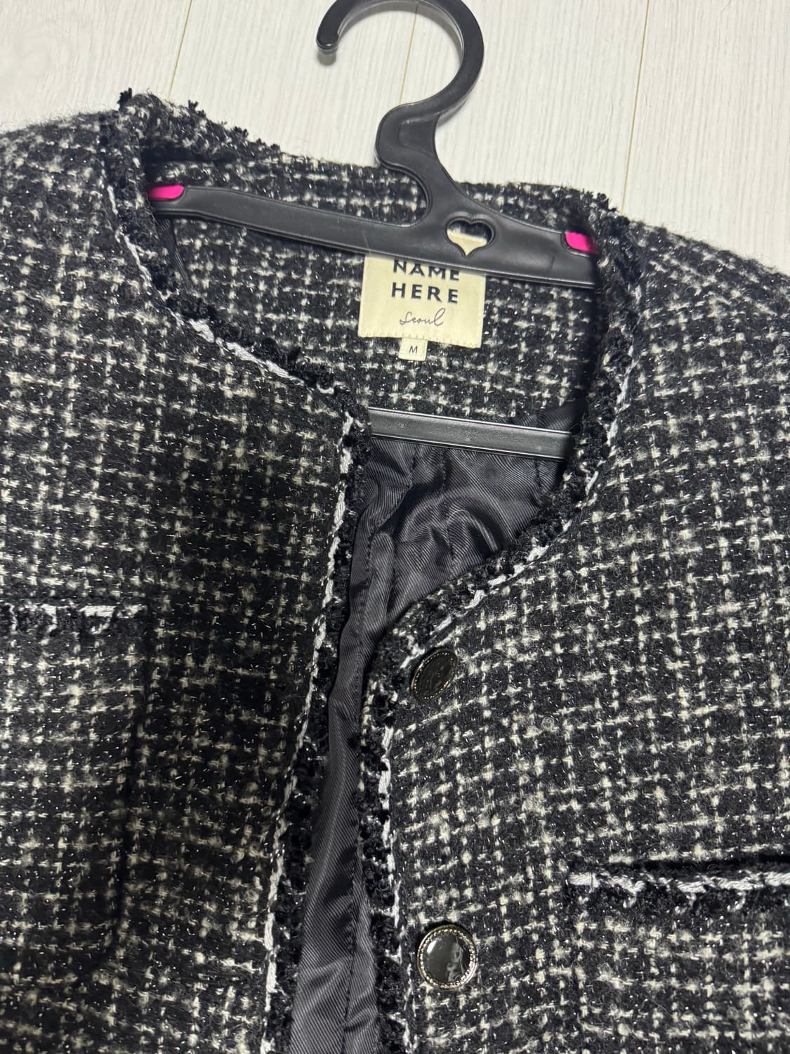 유어네임히얼 트위드 셋업 상품이미지3