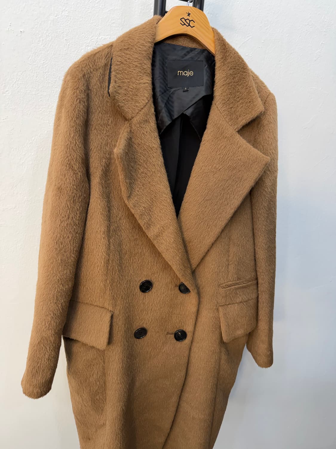 정품) maje 마쥬 알파카 더블 버튼 코트 2 상품이미지2