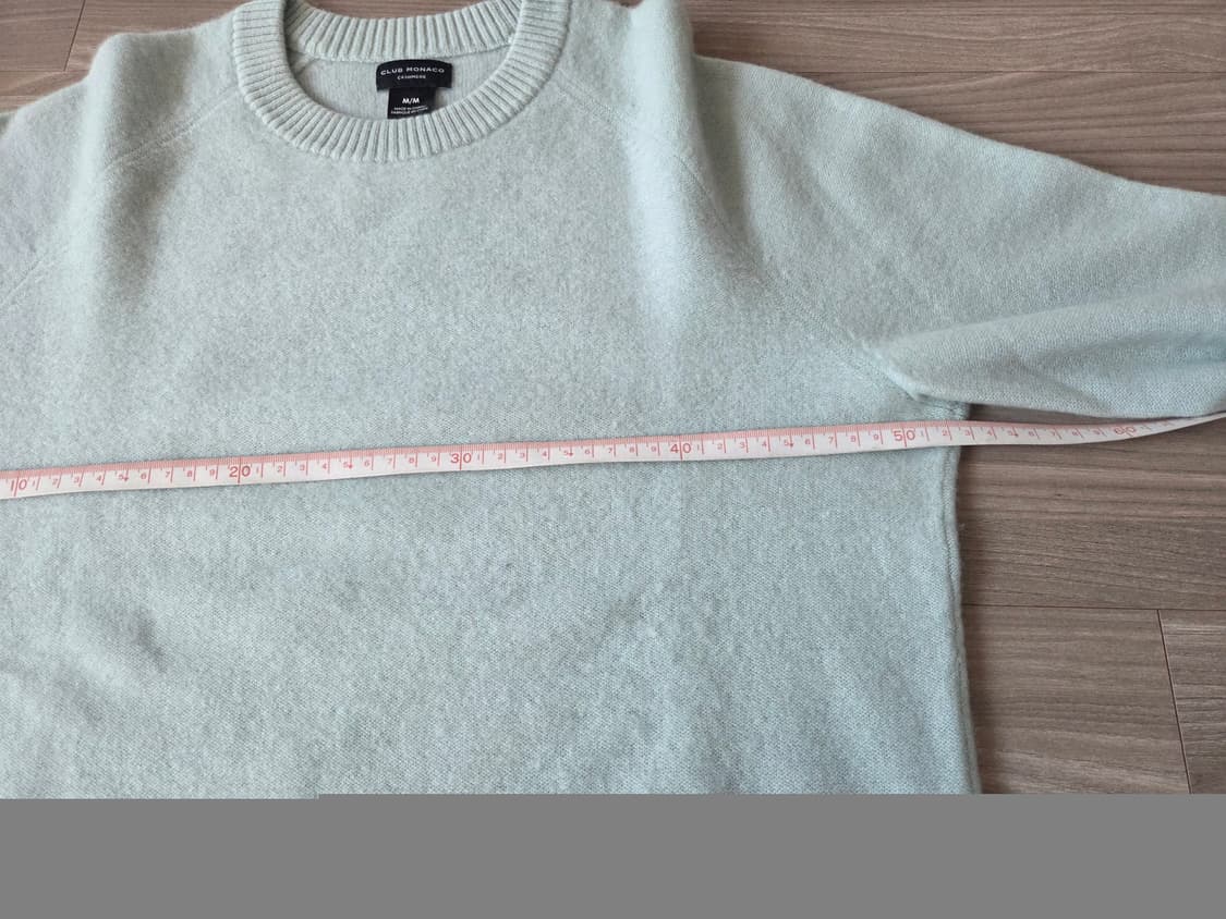 클럽모나코 캐시미어100 니트 민트 m사이즈 새상품급 상품이미지7