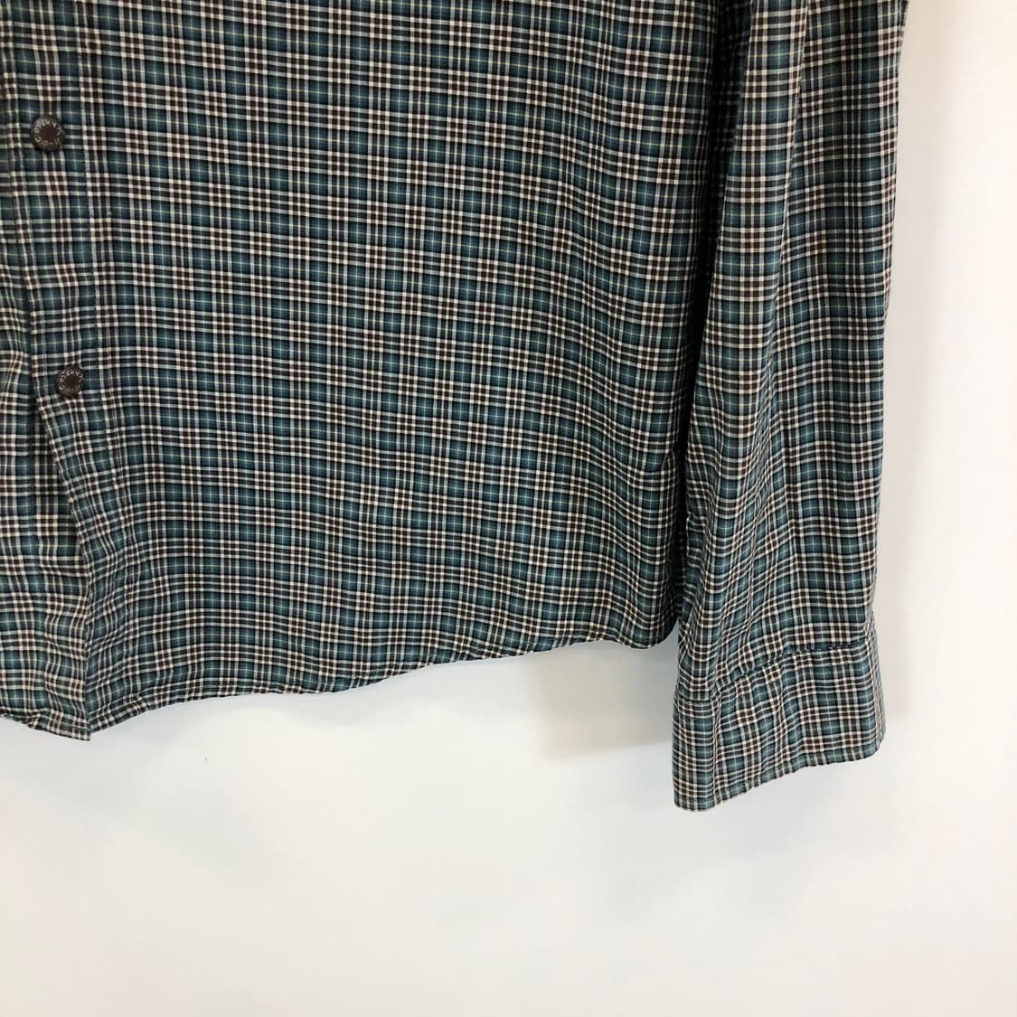 누디진 웨스턴 체크셔츠 M 스냅단추 상품이미지3