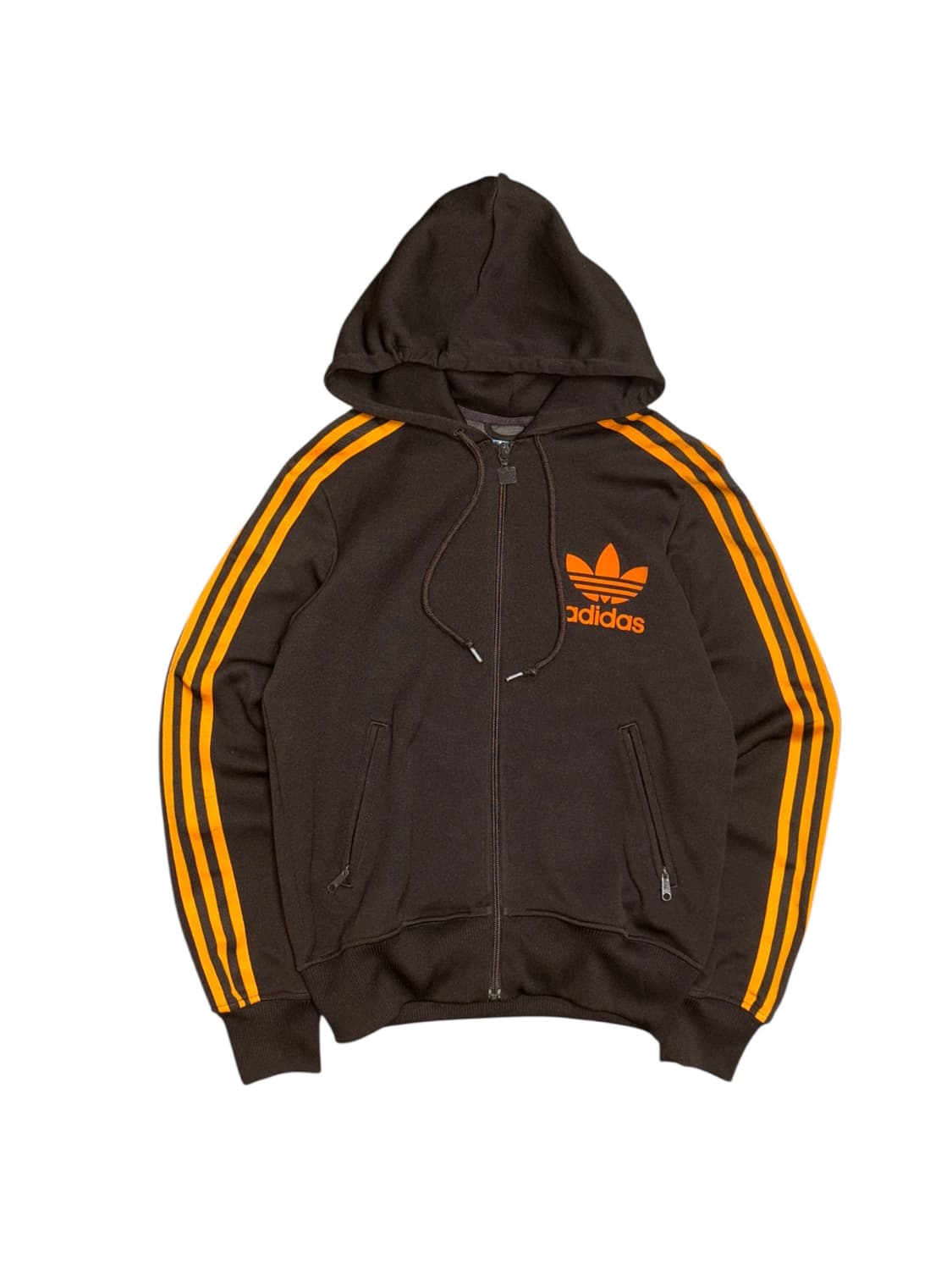 아디다스 딥브라운 (초코감귤) 후드 플락 후드져지  상품이미지4