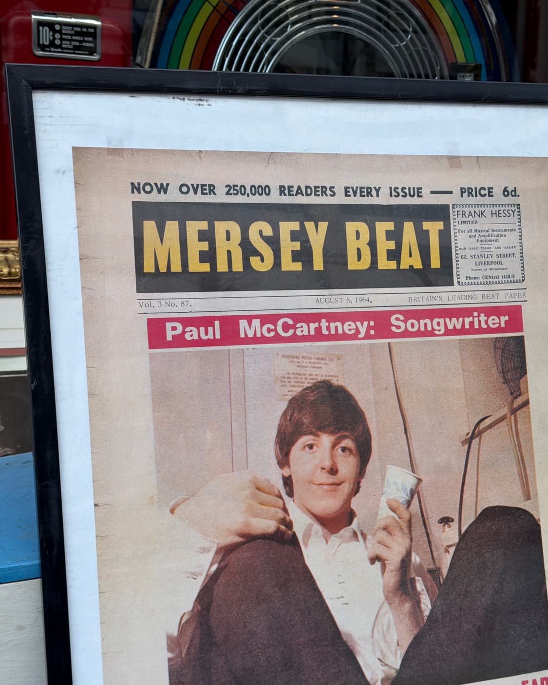 빈티지 소품 폴 매카트니 포스터 액자 상품이미지2