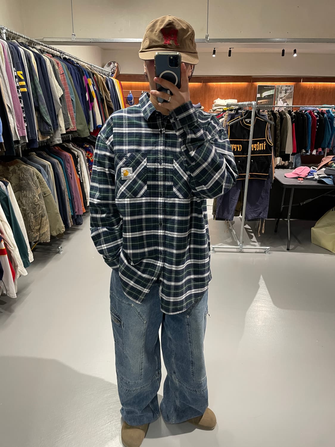 칼하트 체크 셔츠  상품이미지3