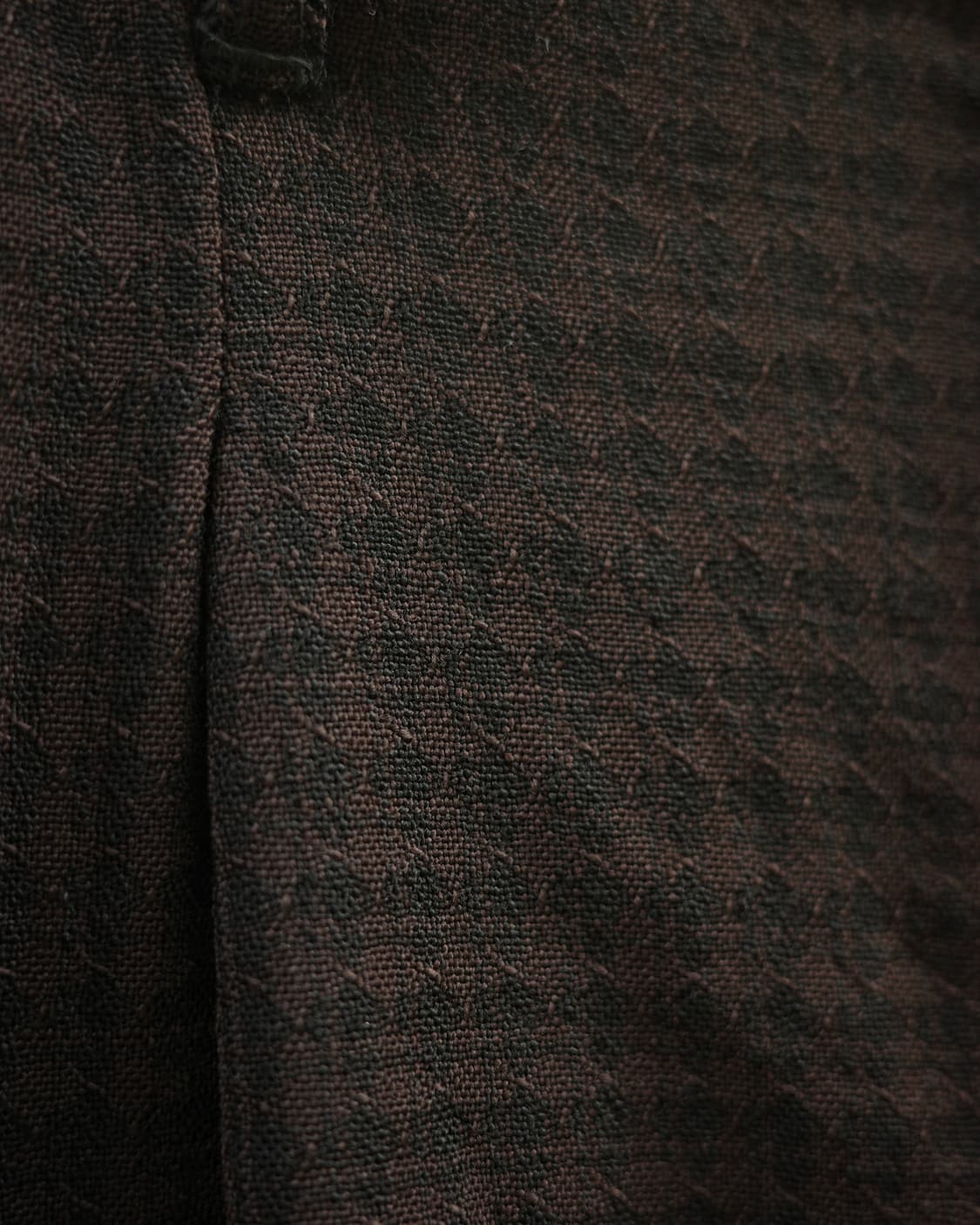 50‘s 빈티지 레이온 자카드 테일러 와이드 슬랙스 상품이미지3