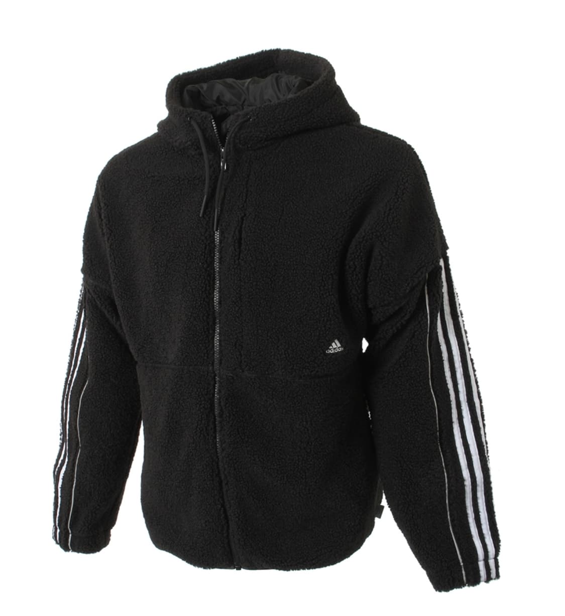 아디다스 보다 뽀글이 삼선 플리스 후드 집업 상품이미지1