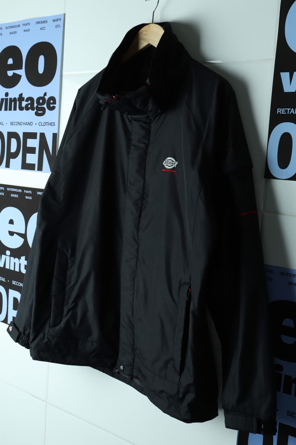 (L-XL) 디키즈 집업 바람막이 점퍼자켓 블랙 테크웨어-H32699 상품이미지1