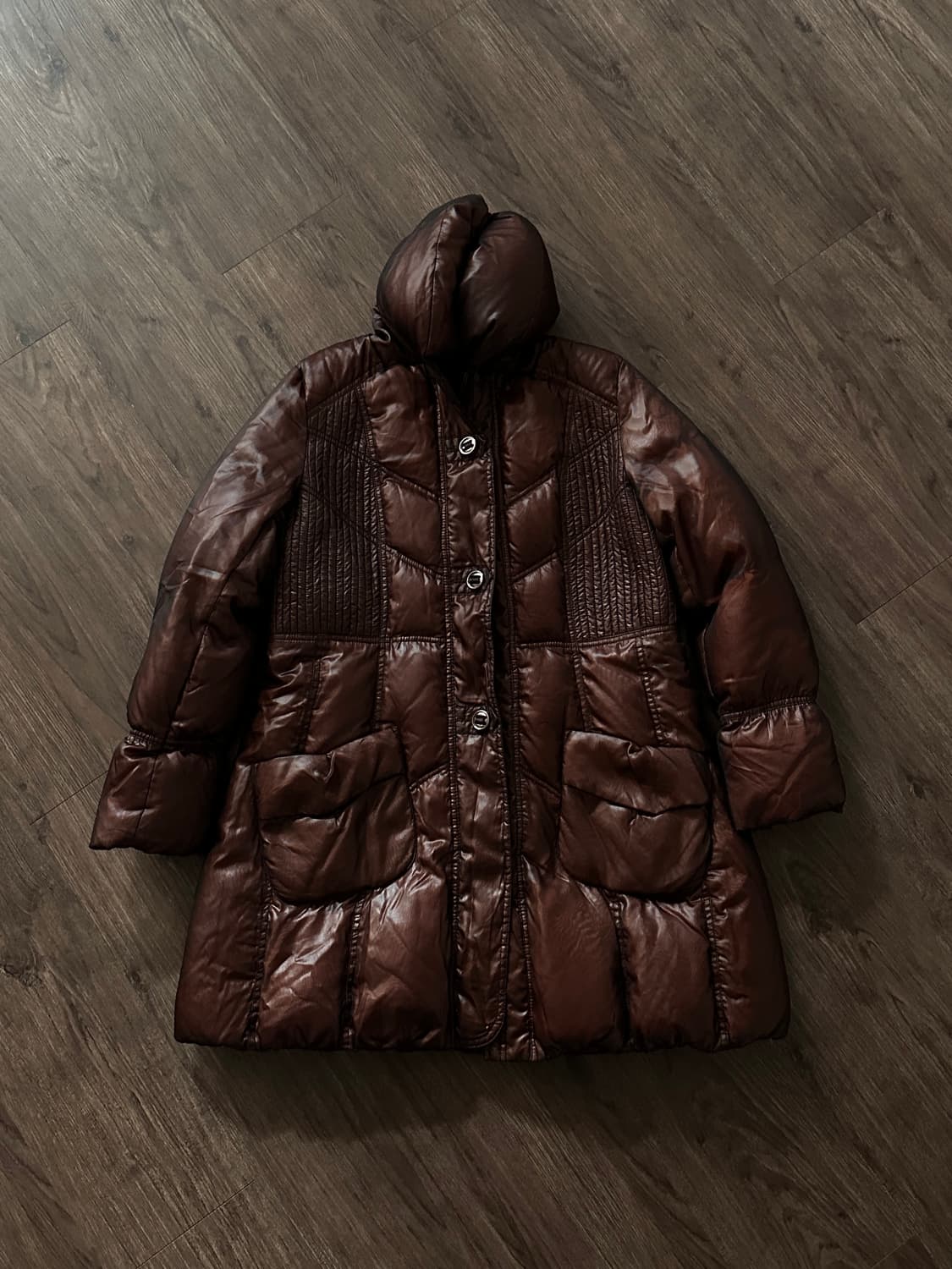 볼류밍 & 페이드 롱 푸퍼 자켓 상품이미지7