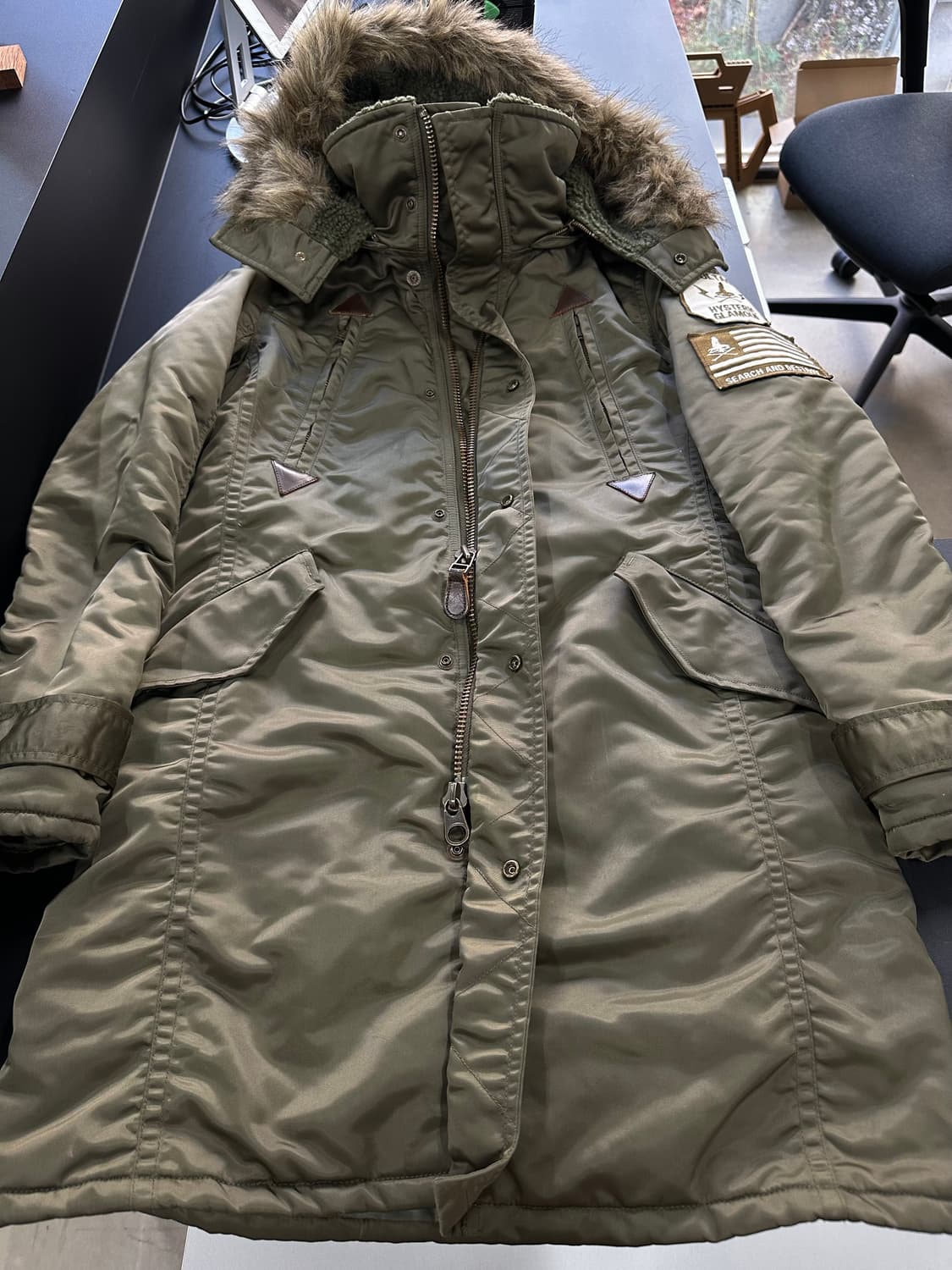 히스테릭글래머 N3b PRIMALOFT 모즈 파카 점퍼 상품이미지6