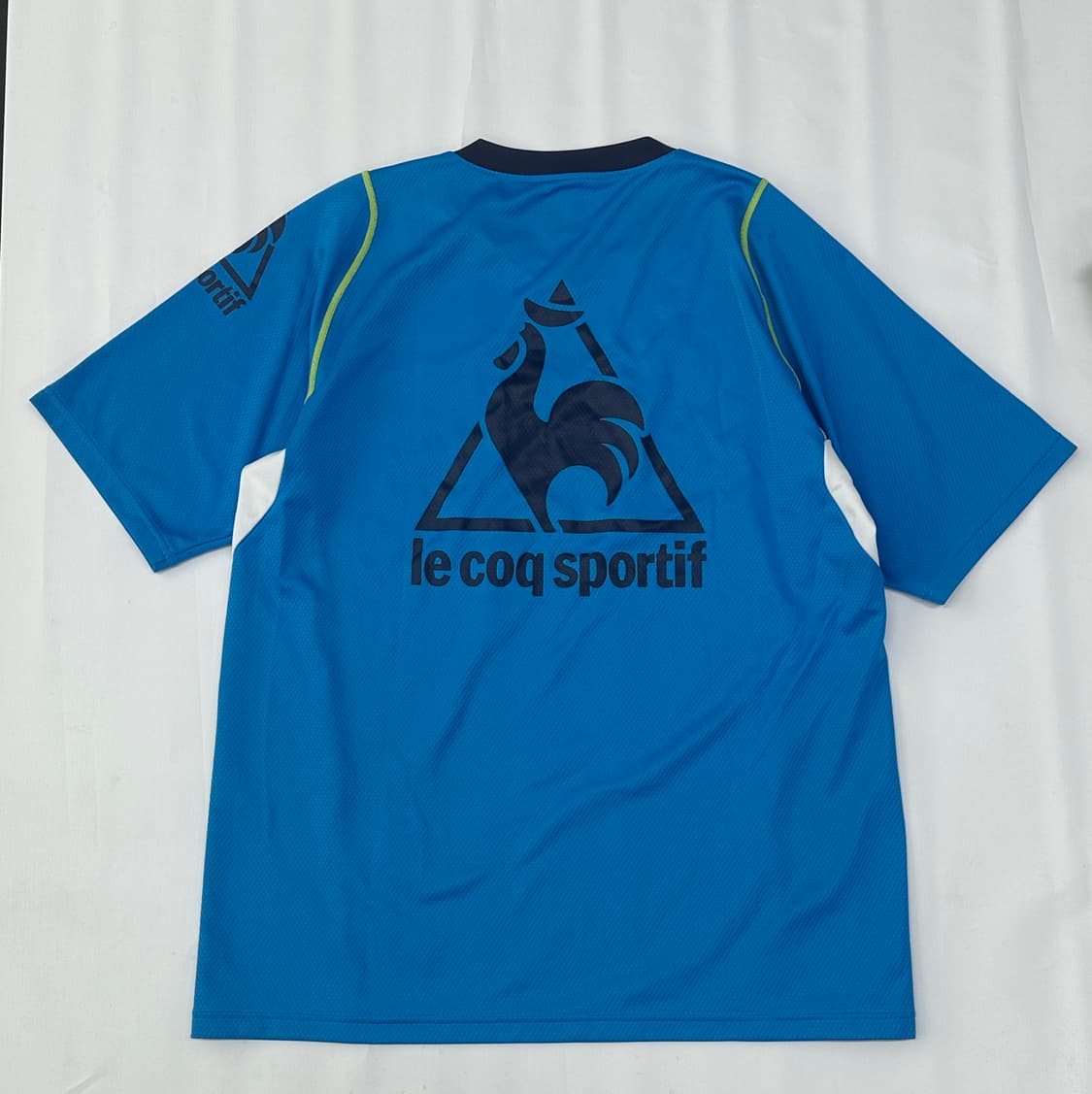 ⭐️재팬 르꼬끄 스카이 블루 반팔티셔츠⭐️ 블록코어 기능성 스포티 빈티지 상품이미지4