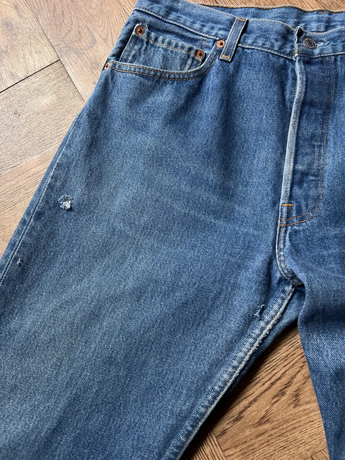 [34]90's 리바이스 501 Made in USA 데님 팬츠 S25 상품이미지4