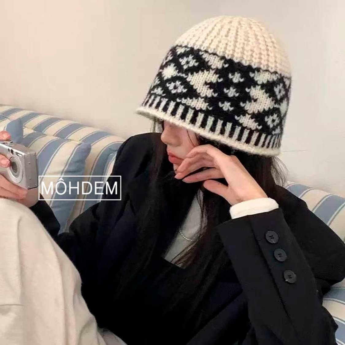 [Unisex] 노르딕 비니 모자 상품이미지1