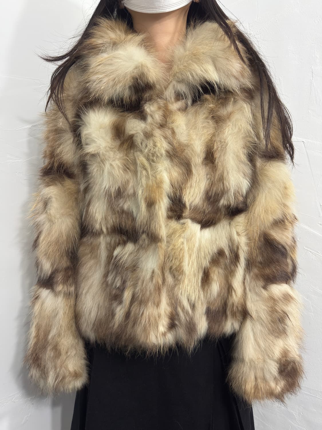 spiral girl raccoon fur jacket 상품이미지1