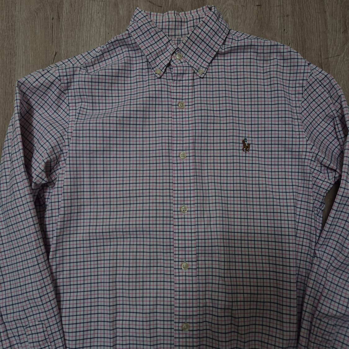폴로 랄프로렌 스몰포니 옥스포드 체크 셔츠 S(90) 상품이미지2