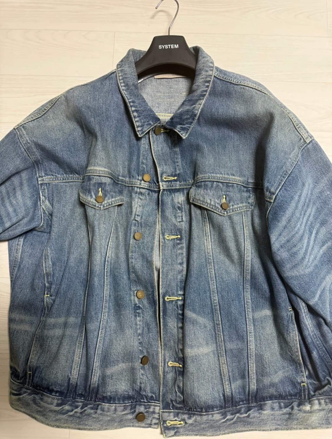 에센셜 ESSENTIAL 청자켓 트러커 L 상품이미지1