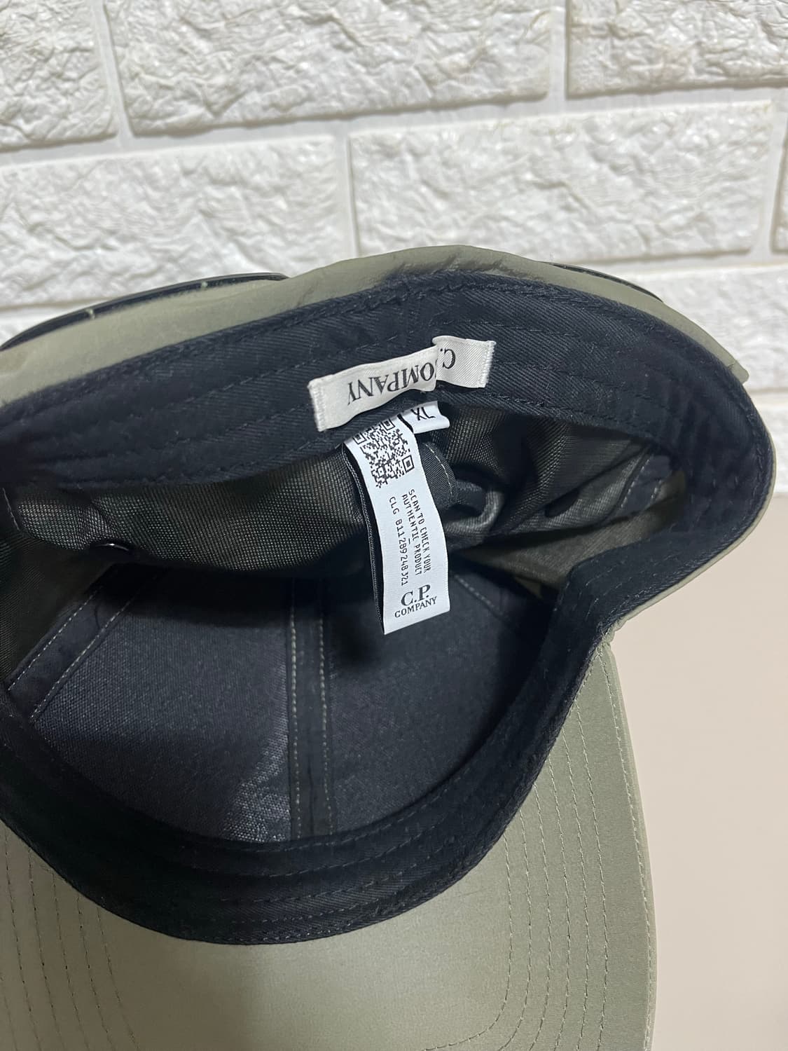 급처) CP 고글캡 XL 카키색 판매 상품이미지4