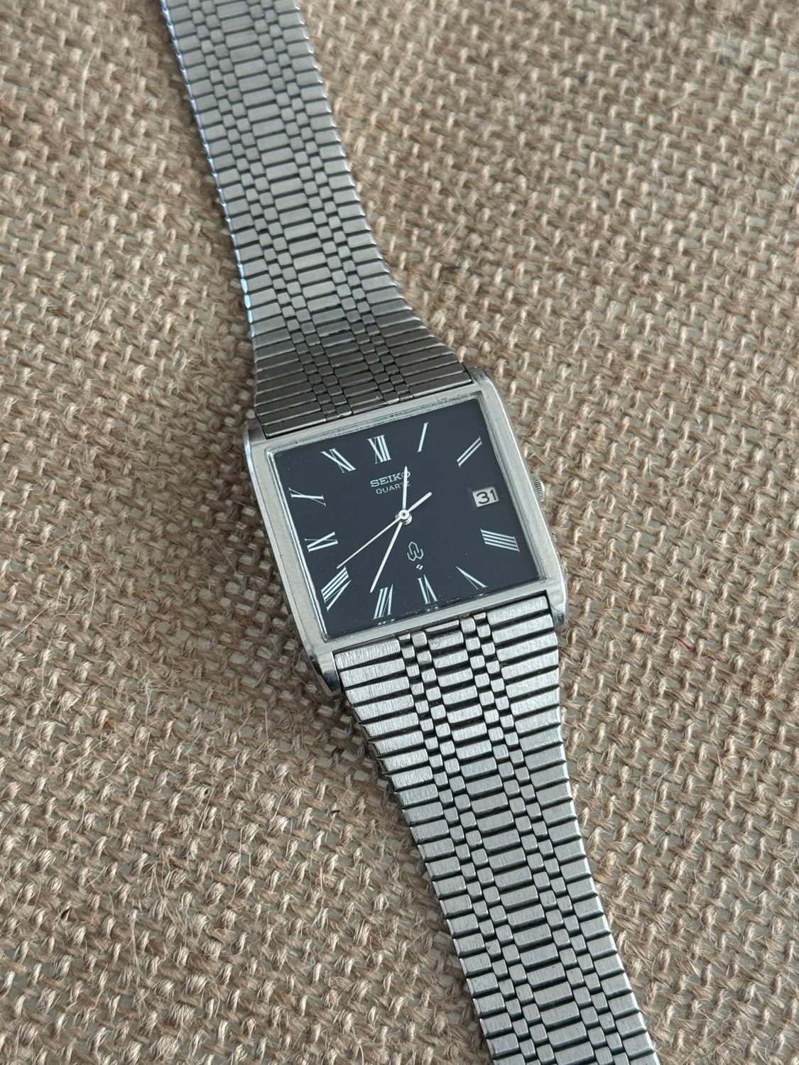 1970s 희귀 빈티지 세이코 로마인덱스 쿼츠 상품이미지1