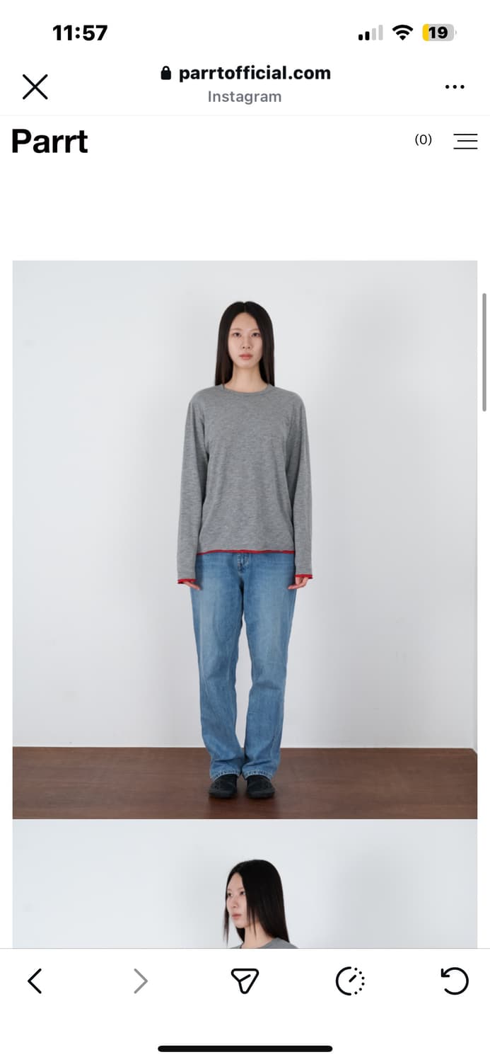 Parrt Cutoff Layered Longsleeve  상품이미지3