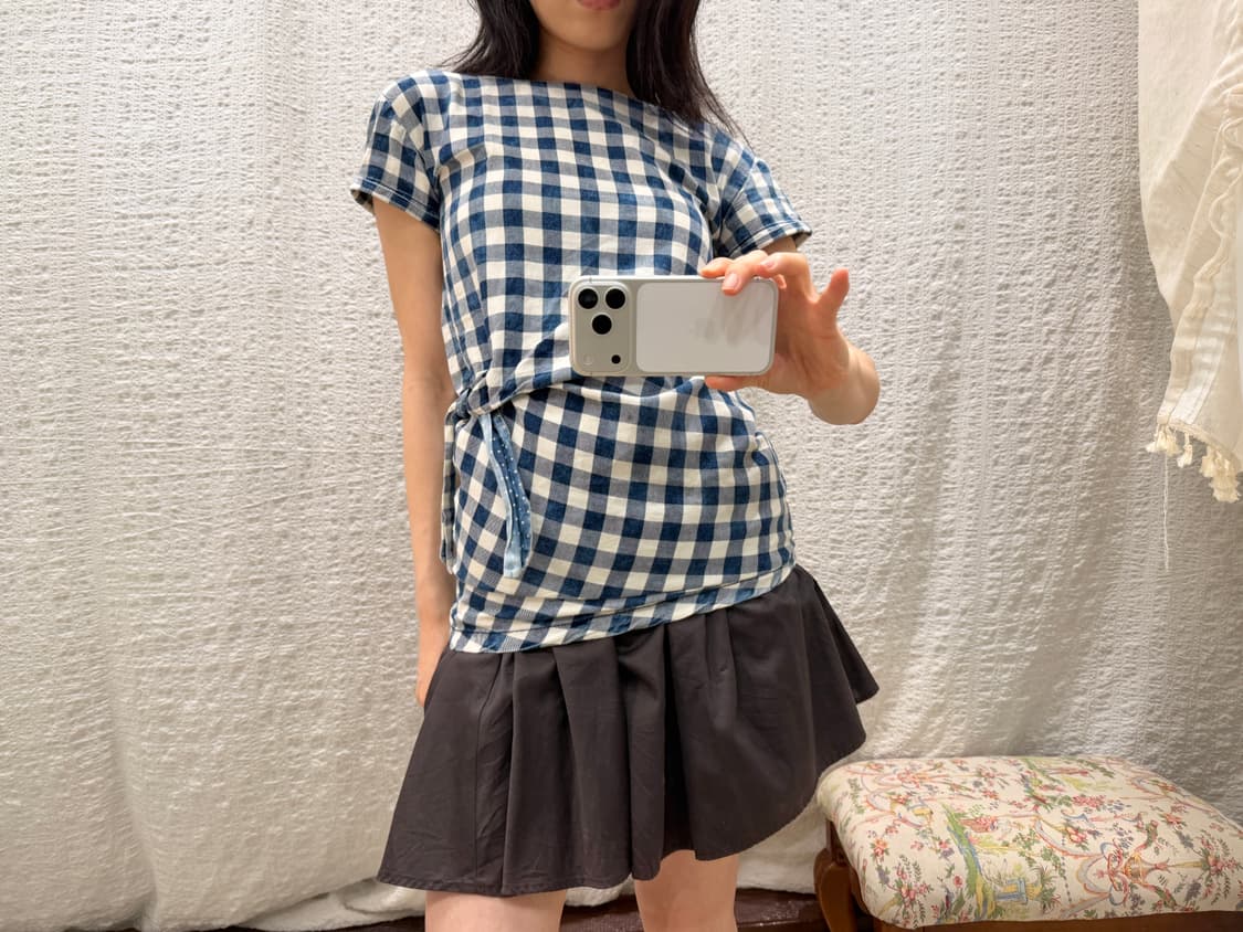 blue picnic top 상품이미지2