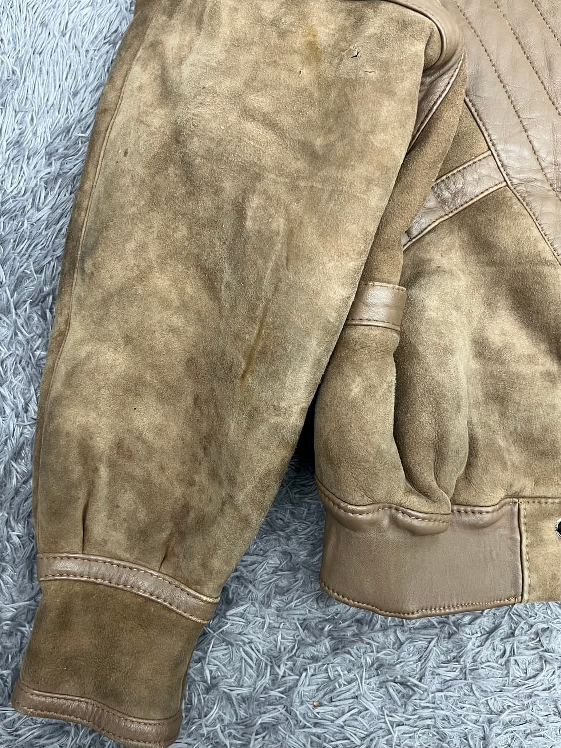 Vintage 무통 무스탕 봄버 상품이미지7