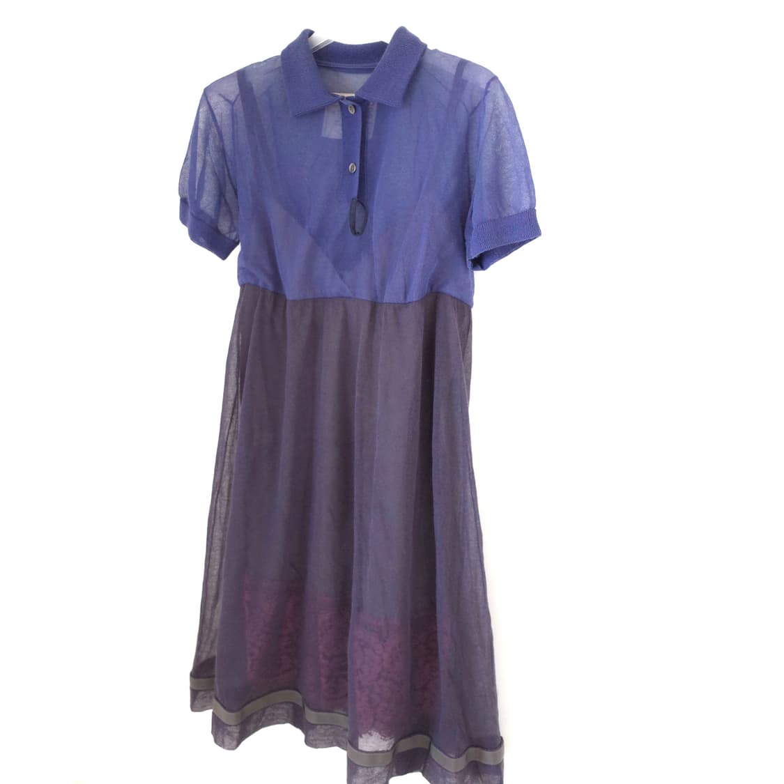 Sacai 사카이 레이어드 레이스 & 플레어 원피스 상품이미지1