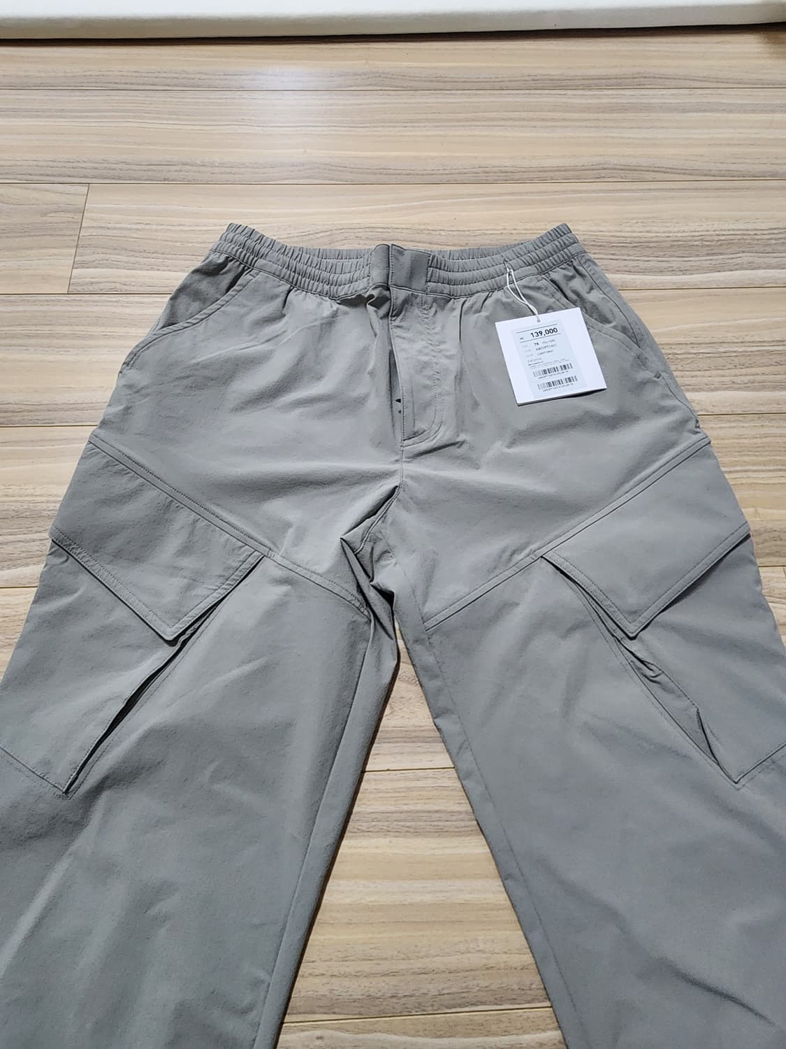 지오지아나일론우븐스판조거팬츠그레이 상품이미지5