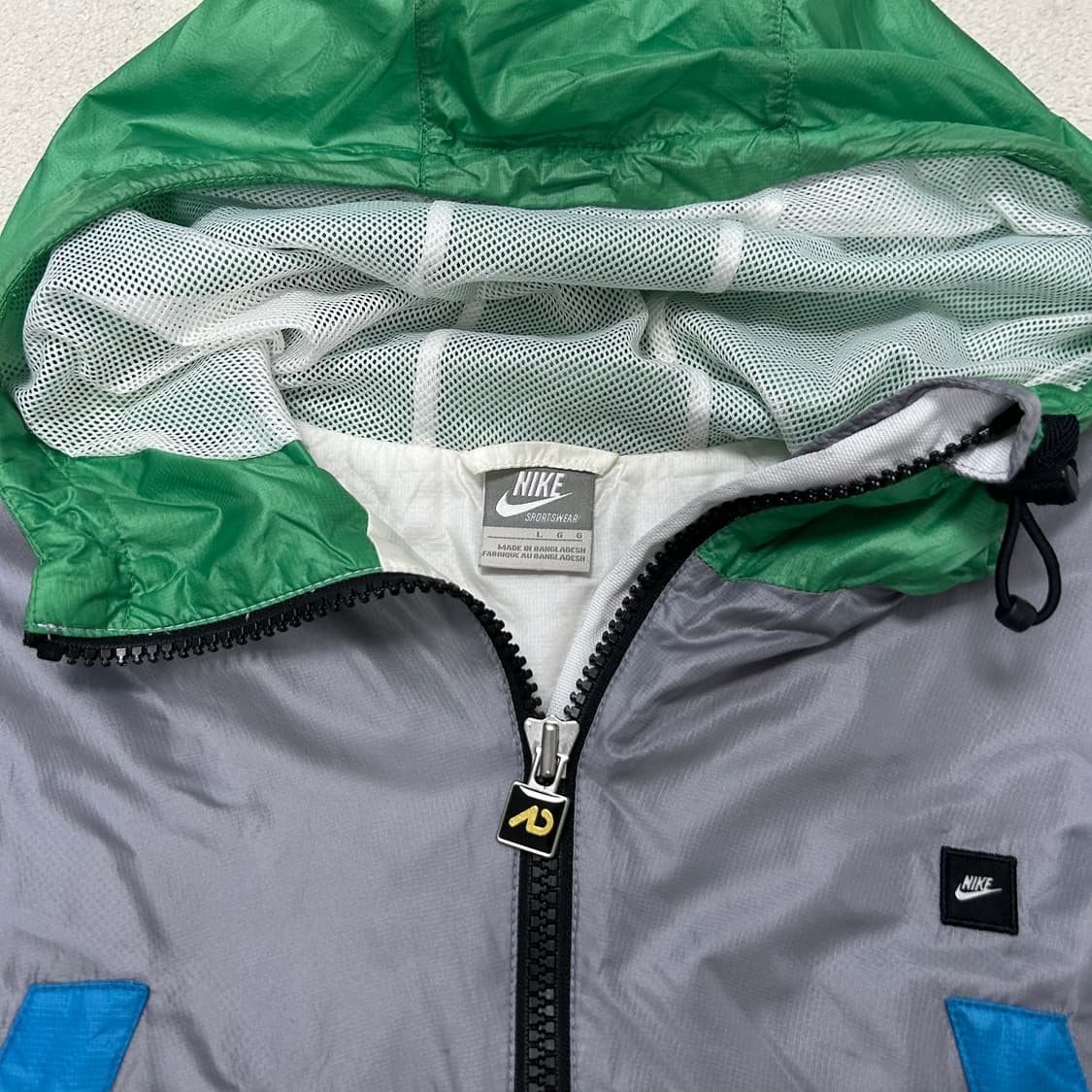 Nike green Windrunner windbreaker 상품이미지6