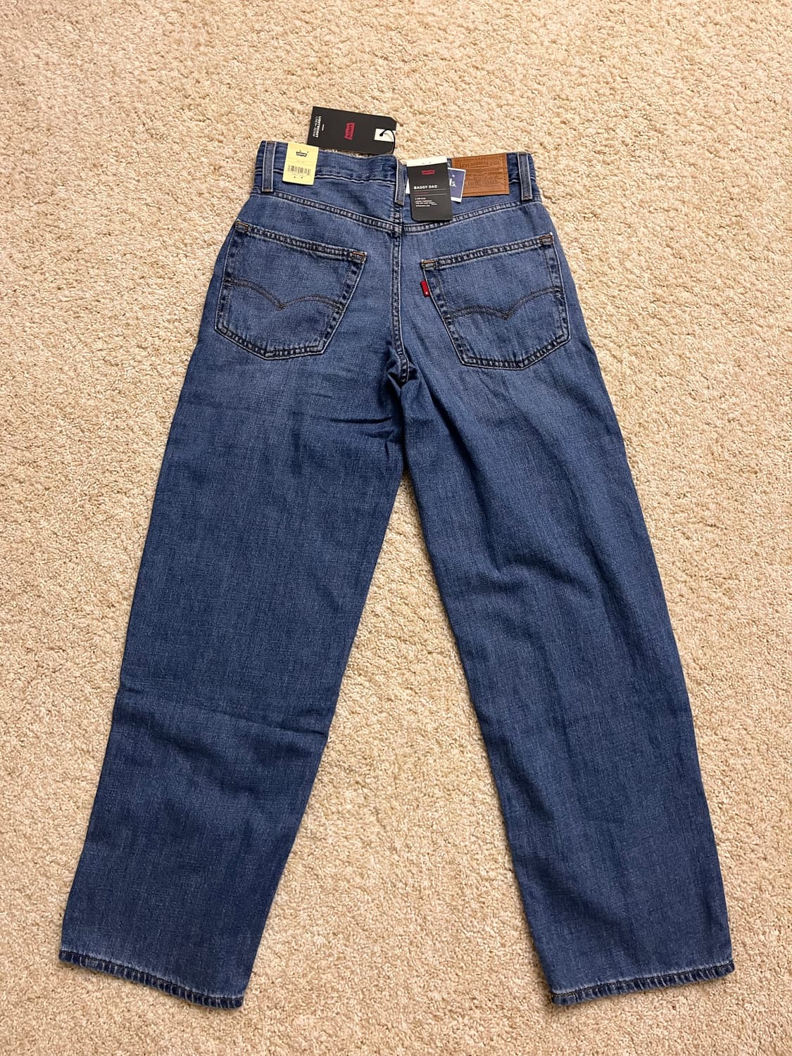 리바이스 정품 배기 대드 진 | 요즘 대세 와이드핏 데님 팬츠 상품이미지8