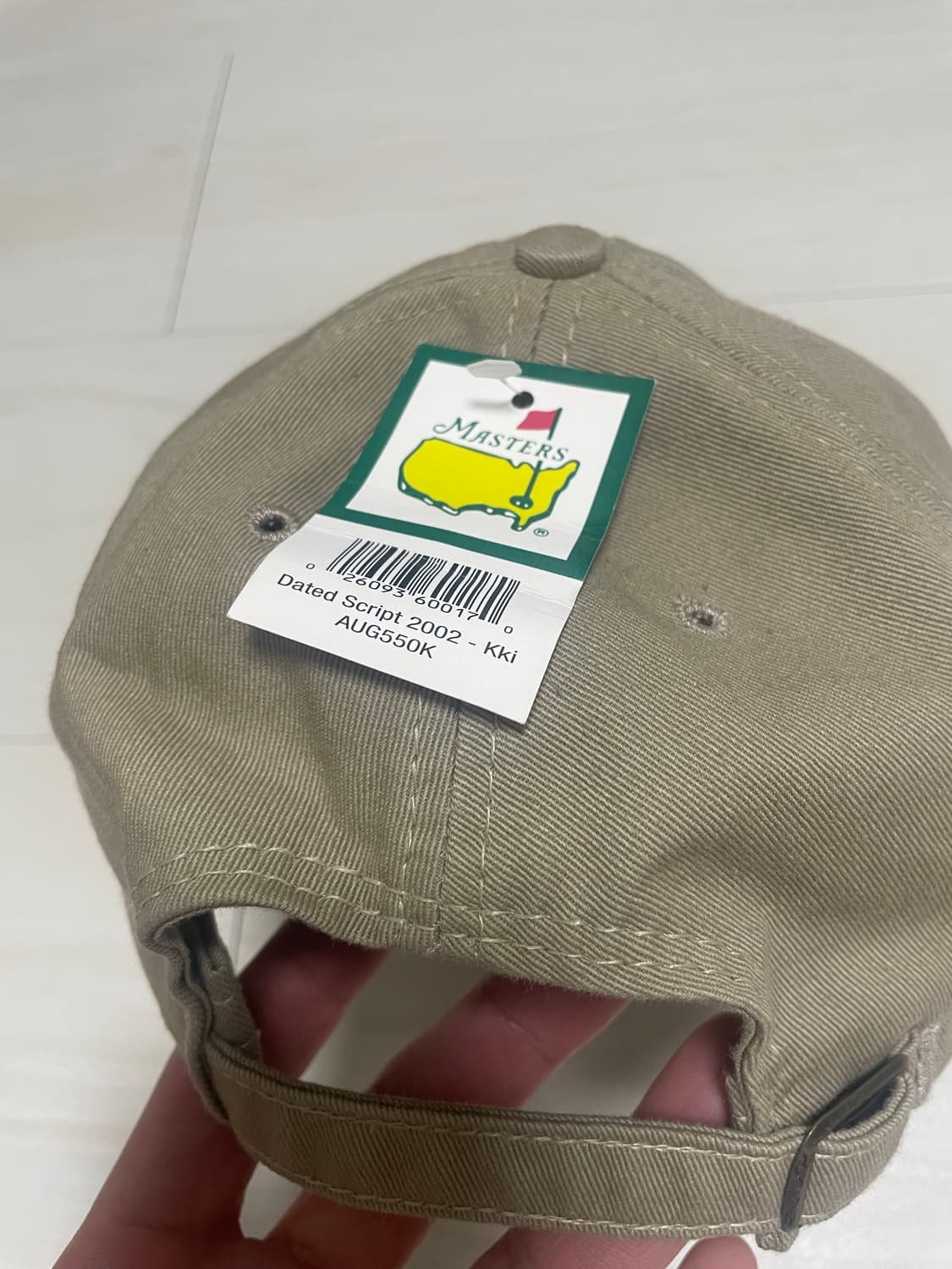 2002 Masters cap (새제품) 상품이미지7
