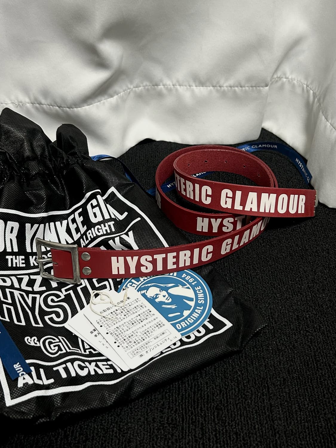 히스테릭글래머 벨트 (RED) 상품이미지1