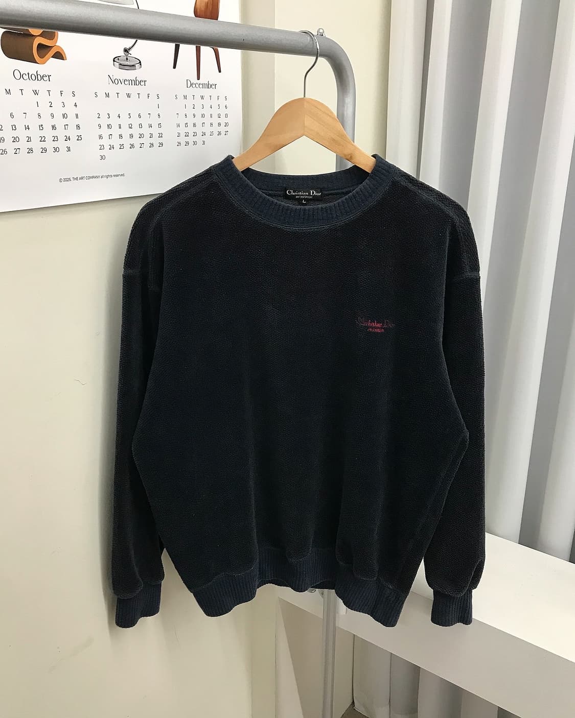 크리스찬 디올 로고 플리스 맨투맨 상품이미지1