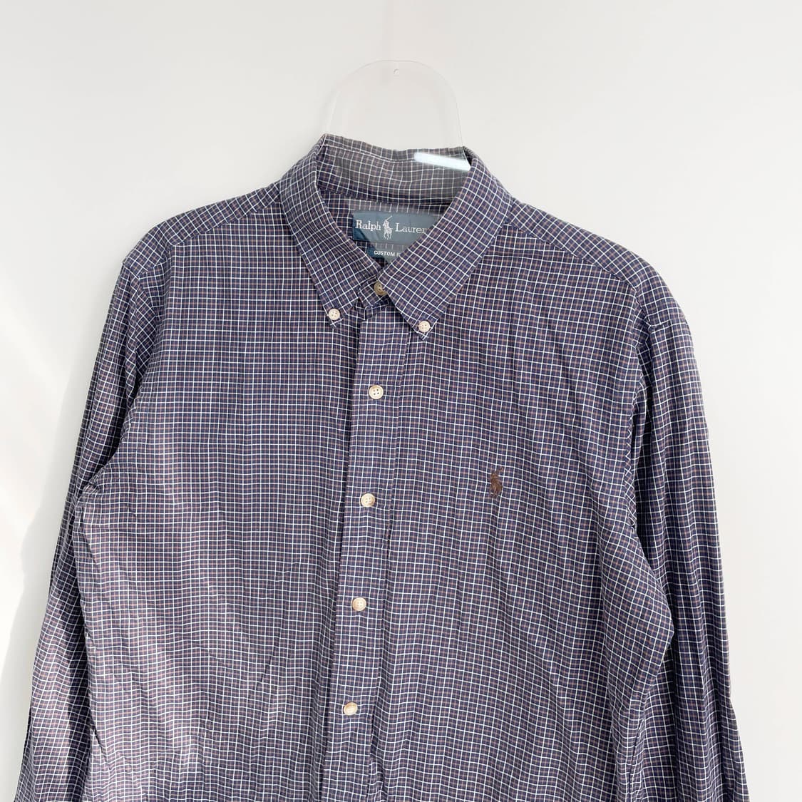 B1 폴로랄프로렌 커스텀핏 체크 셔츠 95사이즈 상품이미지2