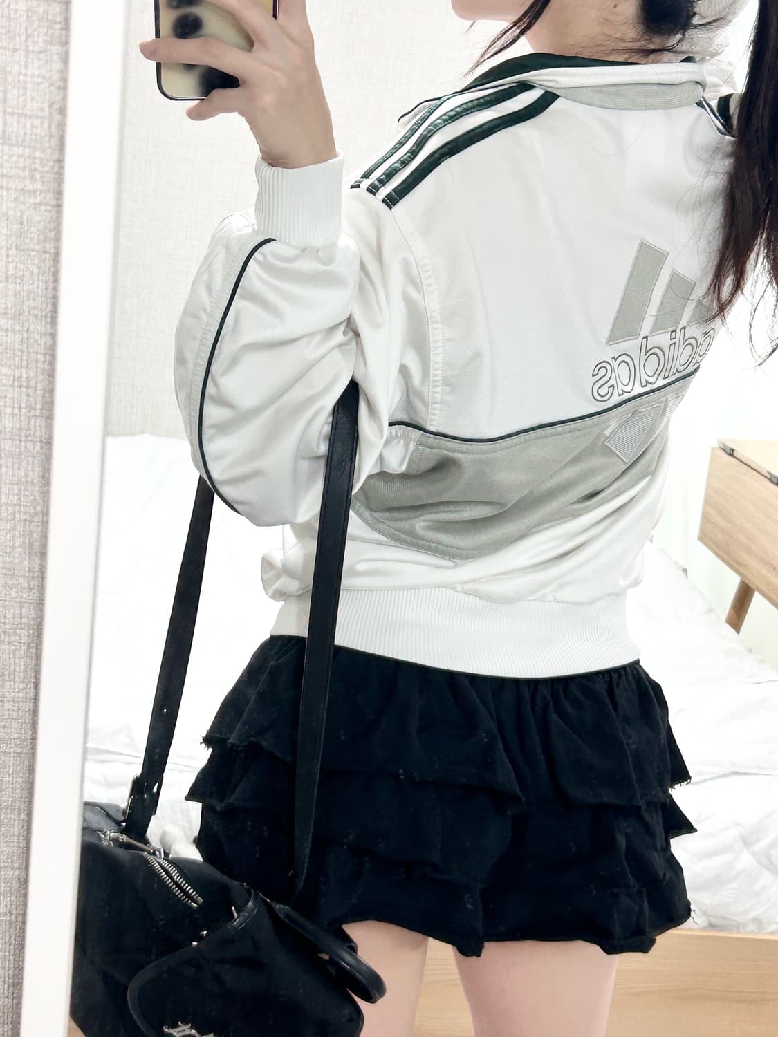 아디다스 90‘s 빅로고 화이트 져지 상품이미지3