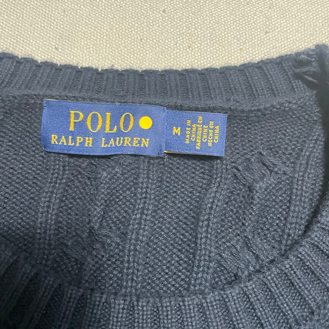 M 폴로랄프로렌 케이블 니트 상품이미지4