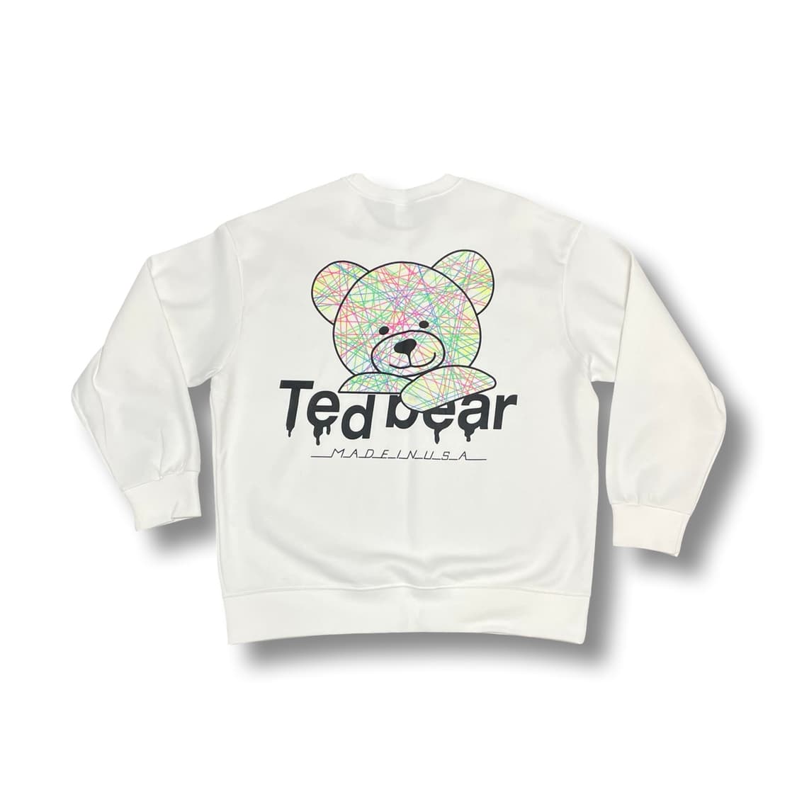 [F] DBJD 더블제이디 곰돌이 자수 맨투맨 아이보리 상품이미지4