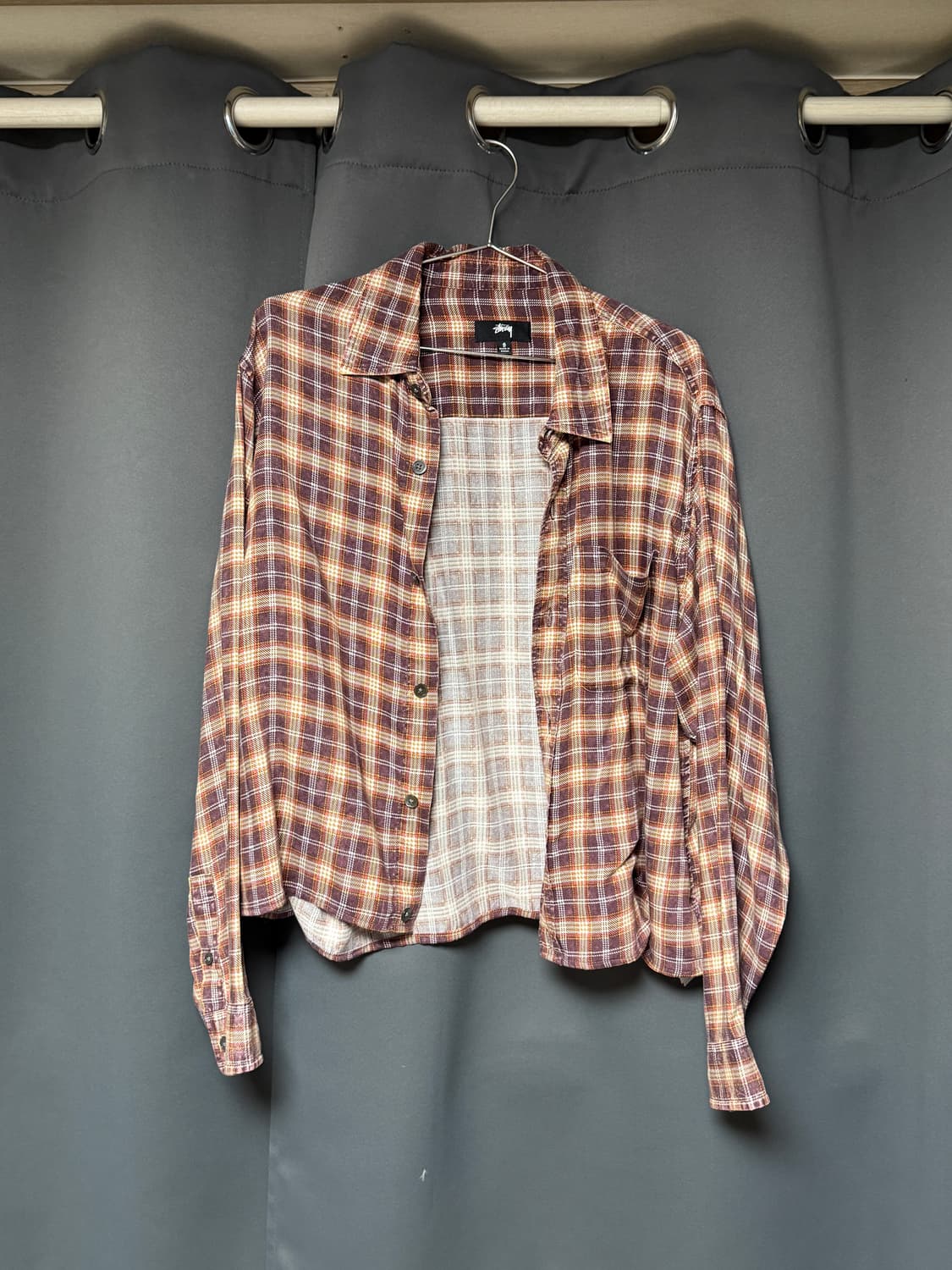 스투시 매튜 셔츠 브릭 S 상품이미지1