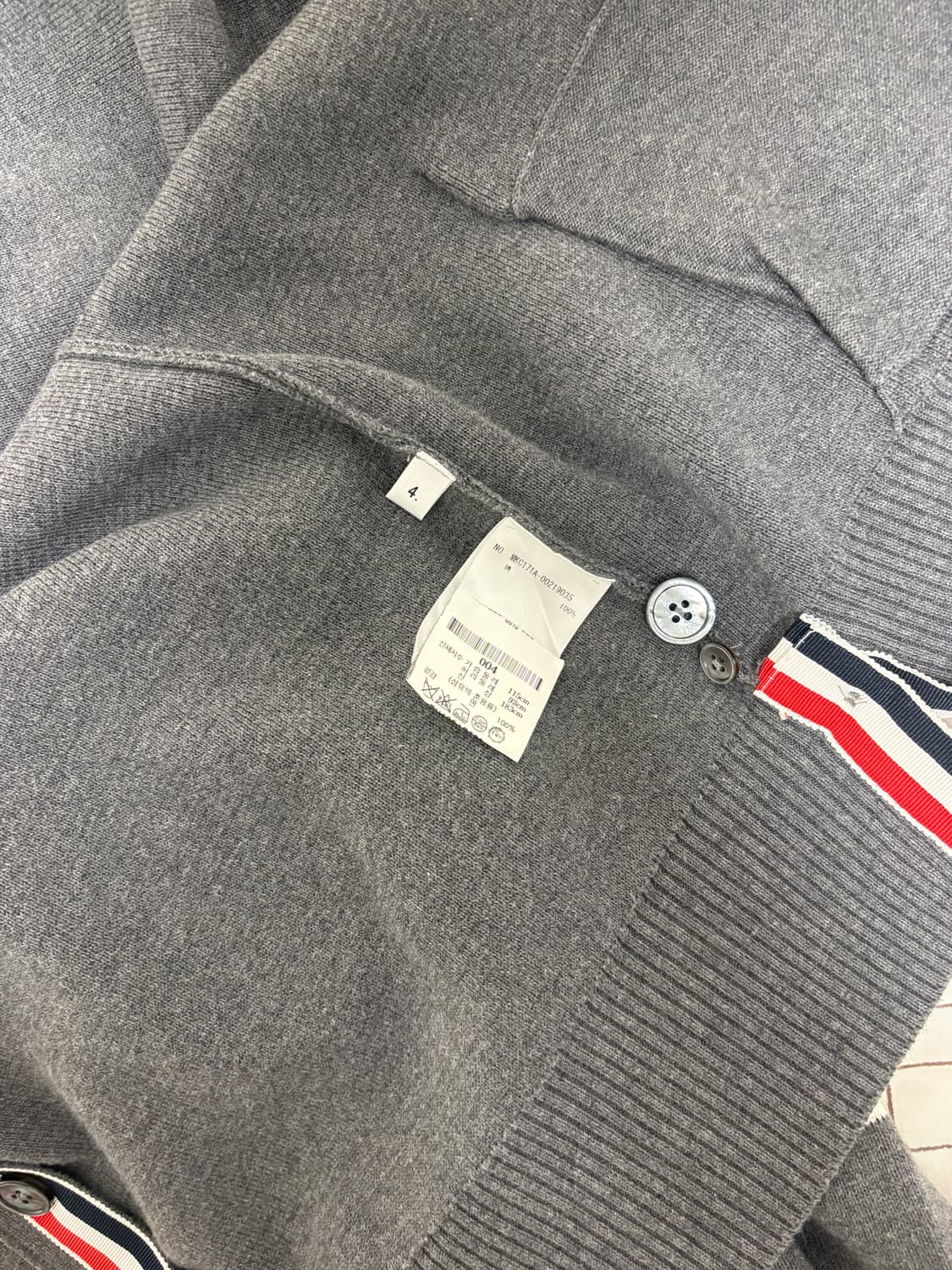 백화점판 톰브라운 밀라노스티치 가디건 4 상품이미지4