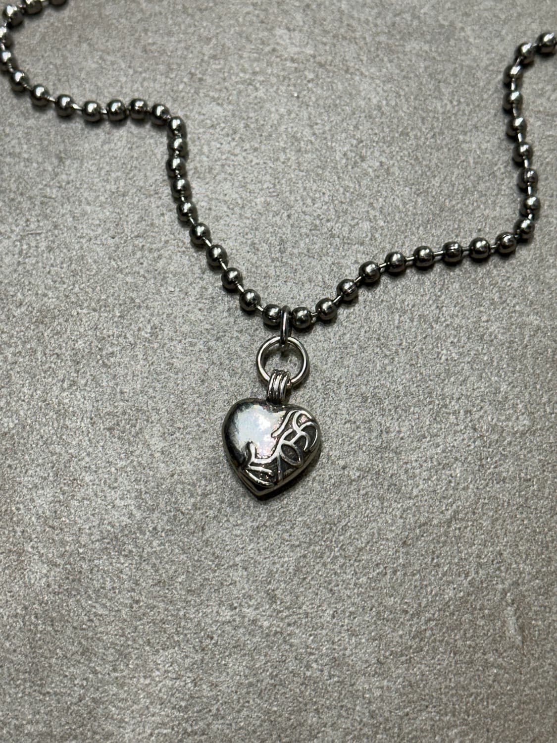 Crack heart - 크랙 하트 목걸이 상품이미지1