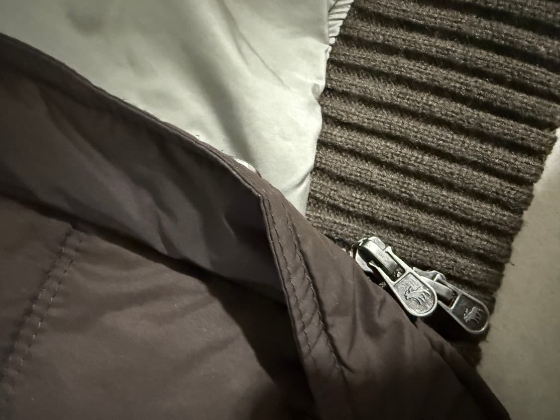 아베크롬비 퍼 패딩 조끼 브라운 모자 퍼 홀리스터 빈티지 브라운 상품이미지4