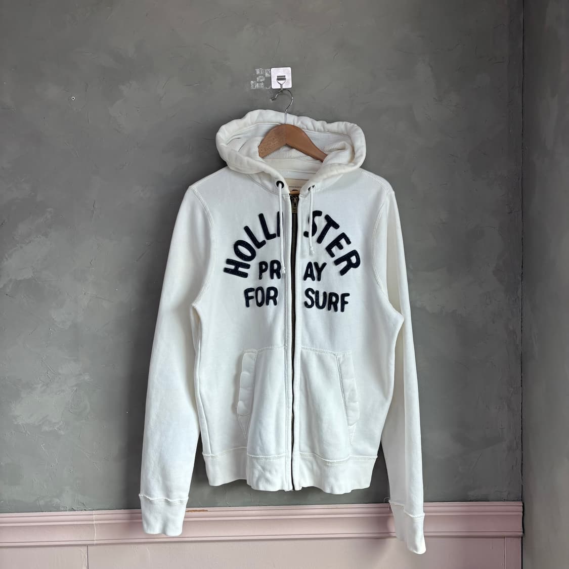 홀리스터 후드집업 화이트 상품이미지1
